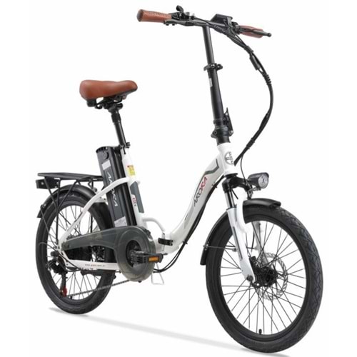 ARORA KİEV 36V10AH ELEKTRİKLİ BİSİKLET BEYAZ